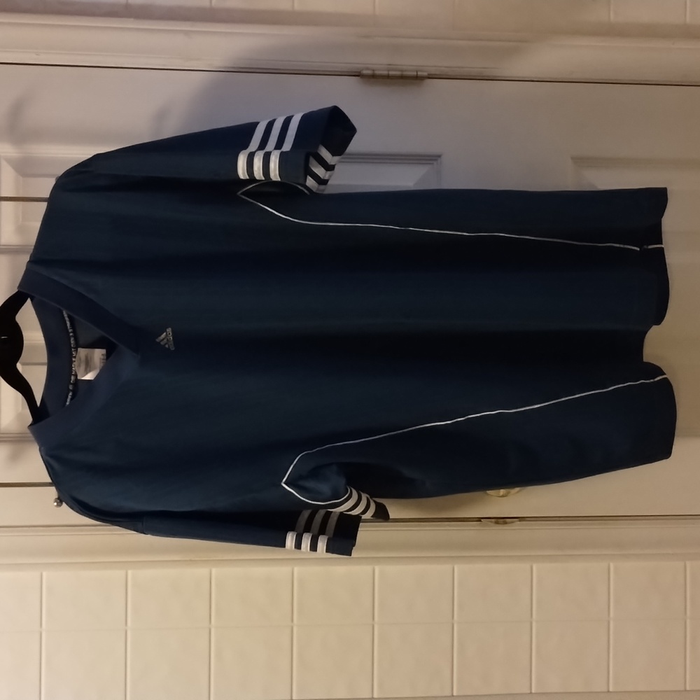 Adidas Men’s  V Neck Shirt Extra Large Blue